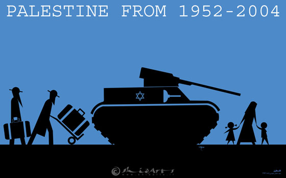 پوستر اشغال فلسطین
