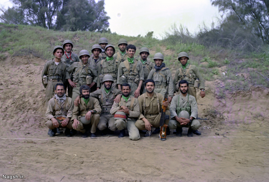 عکس دسته جمعی رزمنده ها