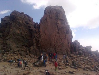 سنگ محراب در کوه سبلان