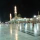 حرم حضرت محمد در شب