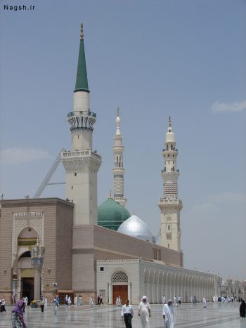 عکس مسجد النبی با کیفیت بالا