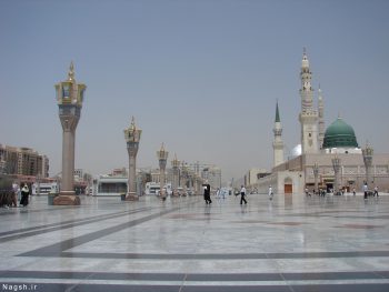 عکس مسجد النبی با کیفیت بالا