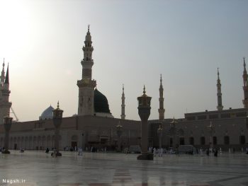 عکس مسجد النبی با کیفیت بالا