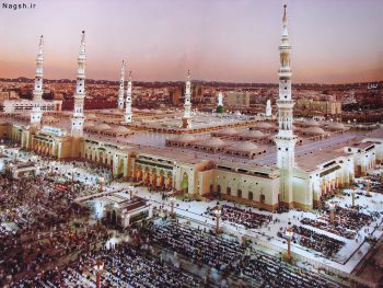 عکس مسجد النبی با کیفیت بالا
